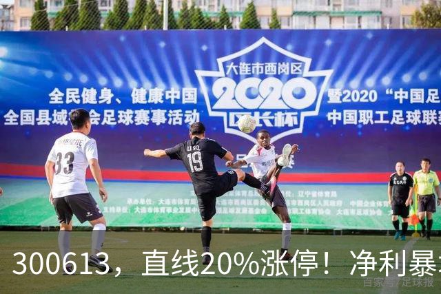 300613，直线20%涨停！净利暴增超800%